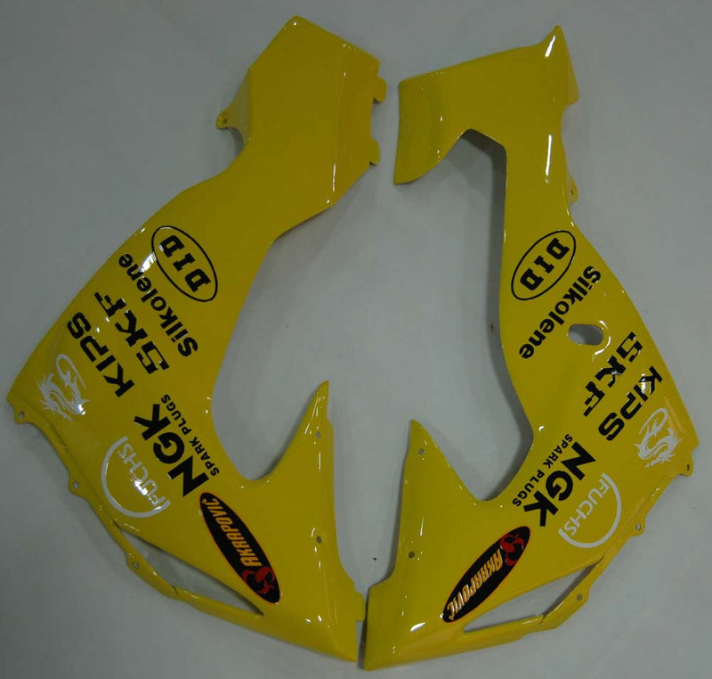 Fairings 2006-2007 Kawasaki ZX 10R Yellow Black No.56 Nakano  Generic