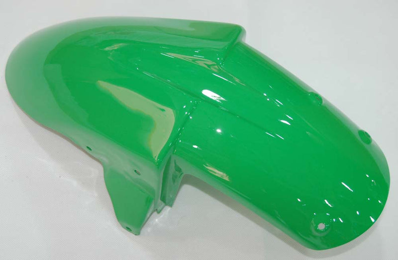 Fairings 2006-2007 Kawasaki ZX 10R Green &amp; White Flame Ninja Generic