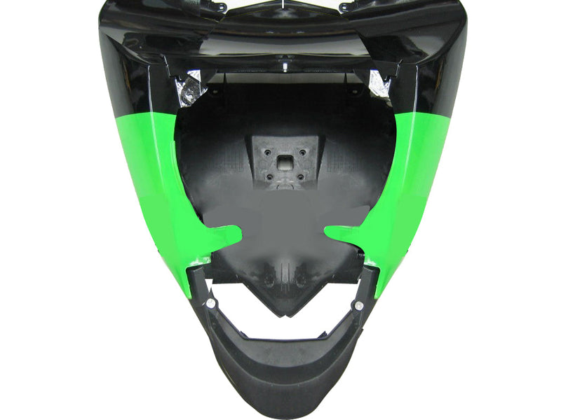 Fairings 2008-2010 Kawasaki ZX10R أخضر أسود ZX10R عام