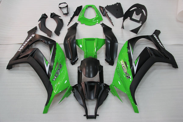 Fairings 2011-2015 Plastics Kawasaki ZX10R Ninja Green Black ZX10R  Generic