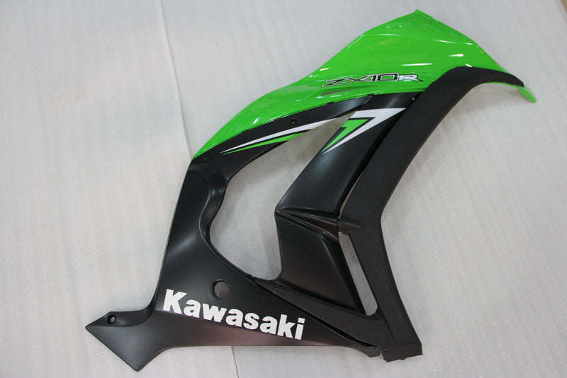 Fairings 2011-2015 Plastics Kawasaki ZX10R Ninja Green Black ZX10R  Generic