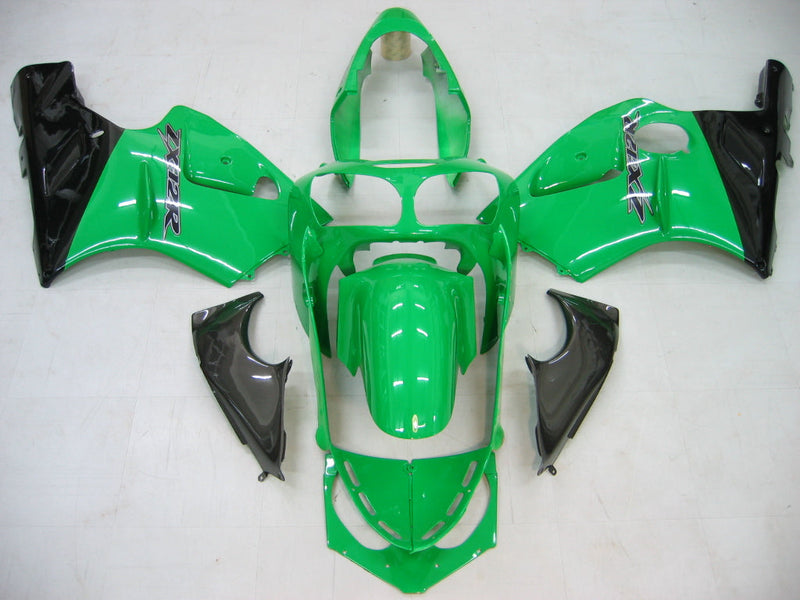 Fairings 2000-2001 Kawasaki ZX12R Green & Black ZX12R  Generic