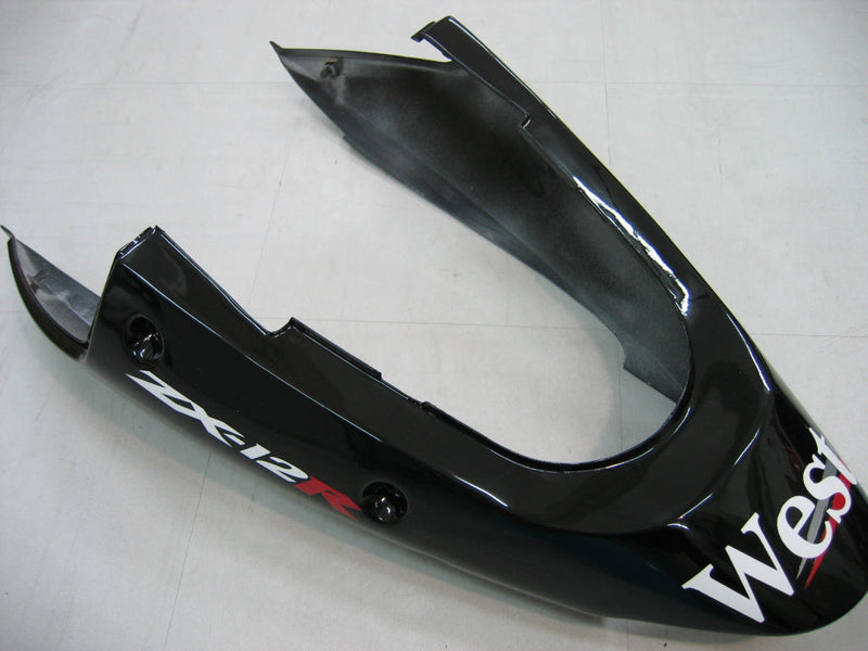 Fairings 2000-2001 كاواساكي ZX12R أسود أبيض غرب عام