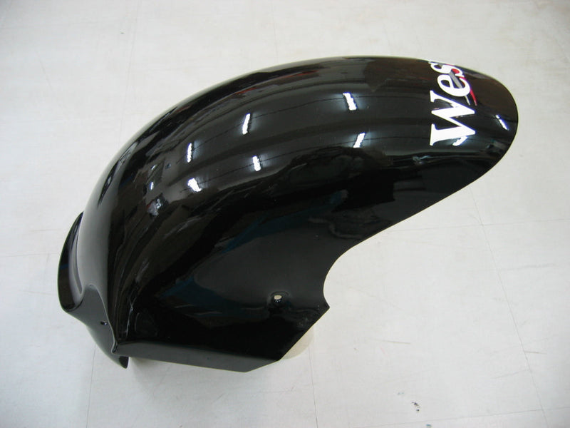 Fairings 2000-2001 Kawasaki ZX12R Black White West   Generic