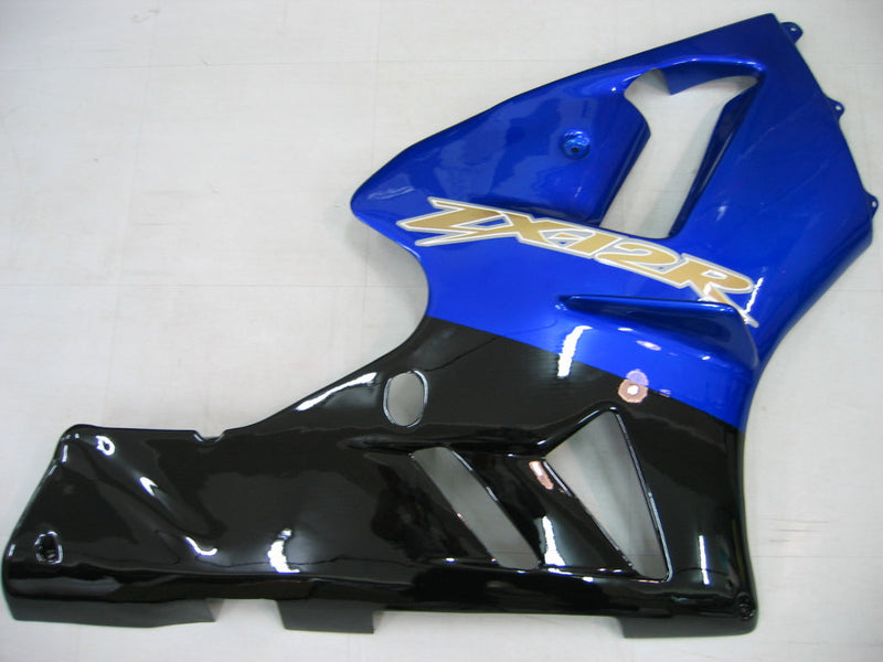 Fairings كاواساكي ZX12R نينجا أزرق أسود ZX12R (2002-2005) عام