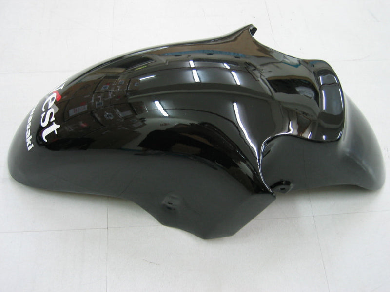 Fairings Kawasaki ZX12R Ninja Black White West  (2002-2005) Generic