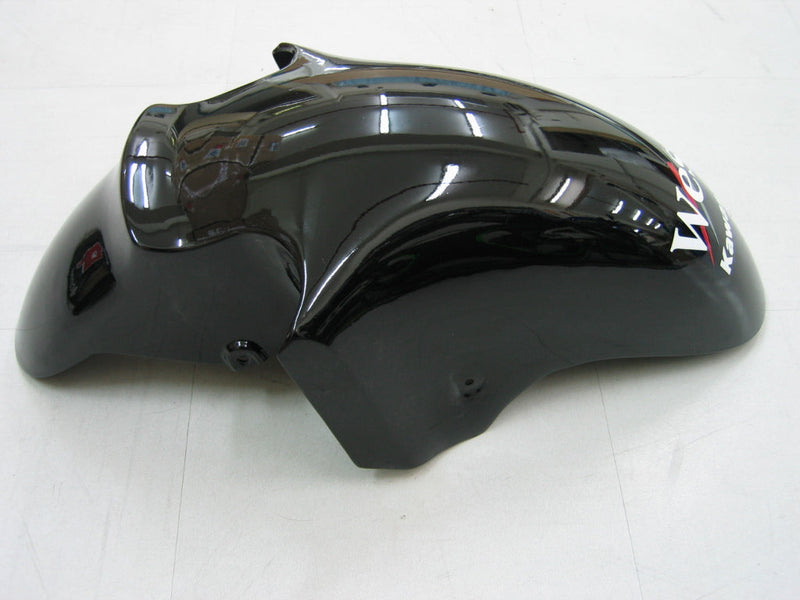 Fairings Kawasaki ZX12R Ninja Black White West  (2002-2005) Generic