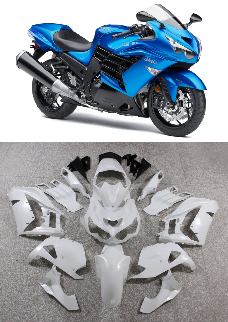 Fairings Plastics 2012-2022 Kawasaki ZX14R Ninja Blue  Generic