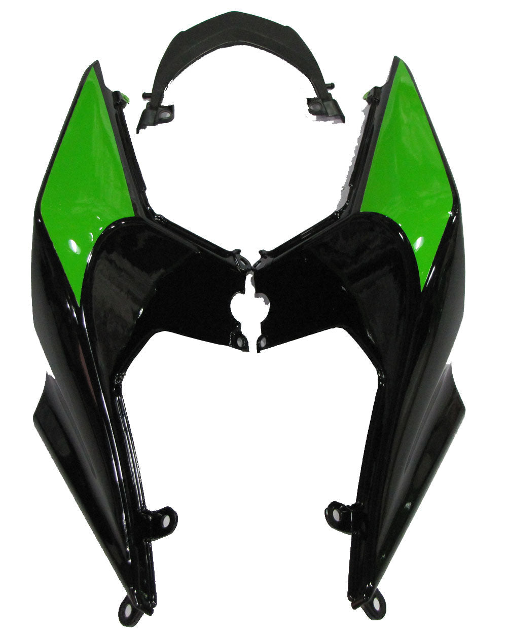 Carenados 2008-2012 Kawasaki ZX250R EX250 Verde Negro Ninja ZX250 Genérico