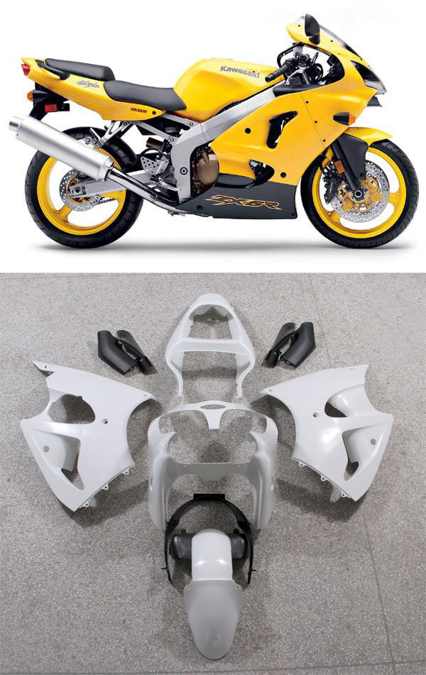 Fairing Kit For Kawasaki ZX6R 636 2000-2002 ZZR600 2005-2008