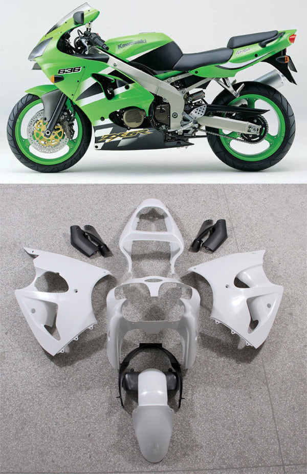 Fairing Kit For Kawasaki ZX6R 636 2000-2002 ZZR600 2005-2008