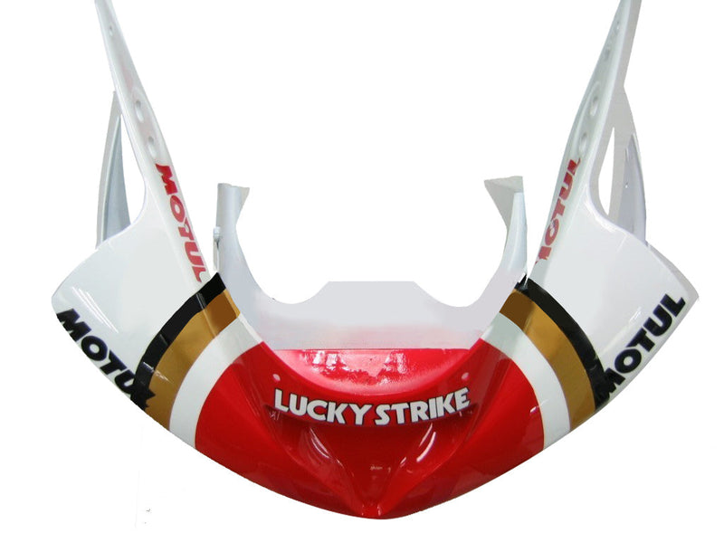 Fairings 2003-2004 Kawasaki ZX6R 636 White Red Lucky Strike Ninja  Generic