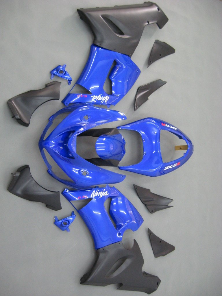 For ZX6R 636 (2005-2006) Bodywork Fairing ABS Injection Molded Plastics Set 32 Color