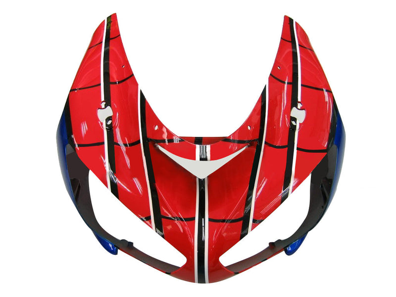 Fairings 2005-2006 Kawasaki ZX6R 636 Red &amp; Blue Spider Man Generic