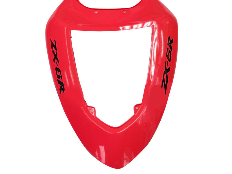 Fairings 2005-2006 Kawasaki ZX6R 636 Red Black Ninja  Generic