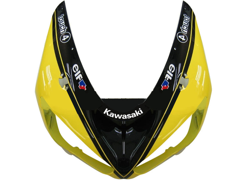 Carenados 2005-2006 Kawasaki ZX6R 636 Negro Amarillo ZX6R Genérico