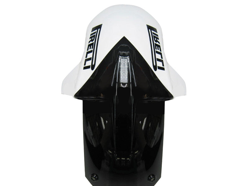 Carenados 2005-2006 Kawasaki ZX6R 636 Blanco Negro Corona Genérico