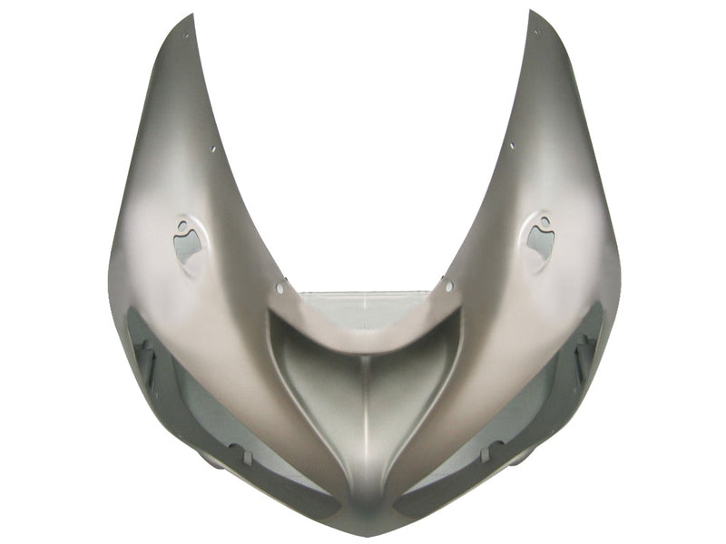 Fairings 2005-2006 Kawasaki ZX6R 636 Matte Silver &amp; Black Ninja Generic