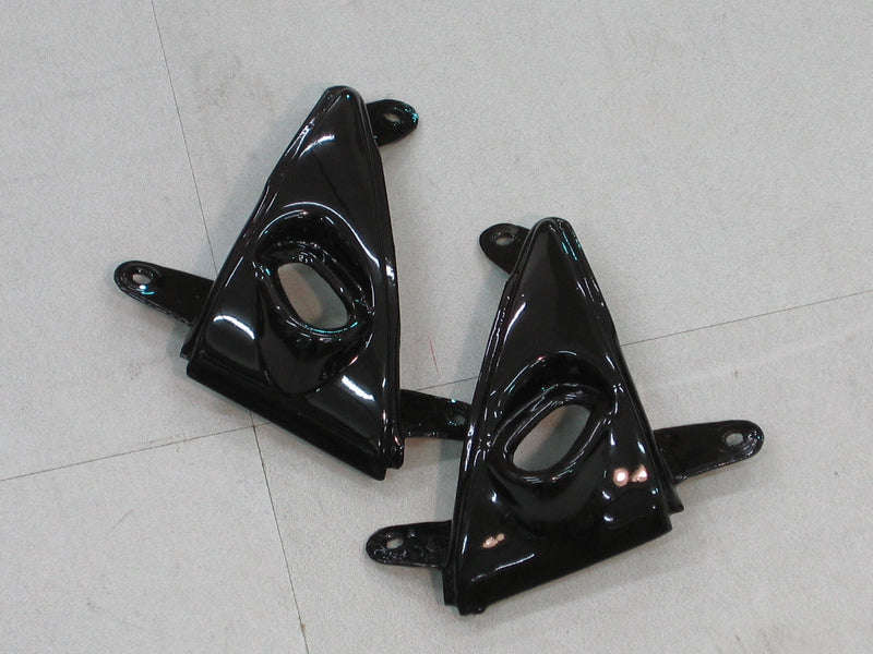 Fairings 2005-2006 Kawasaki ZX6R 636 أسود أبيض غرب ZX6R عام