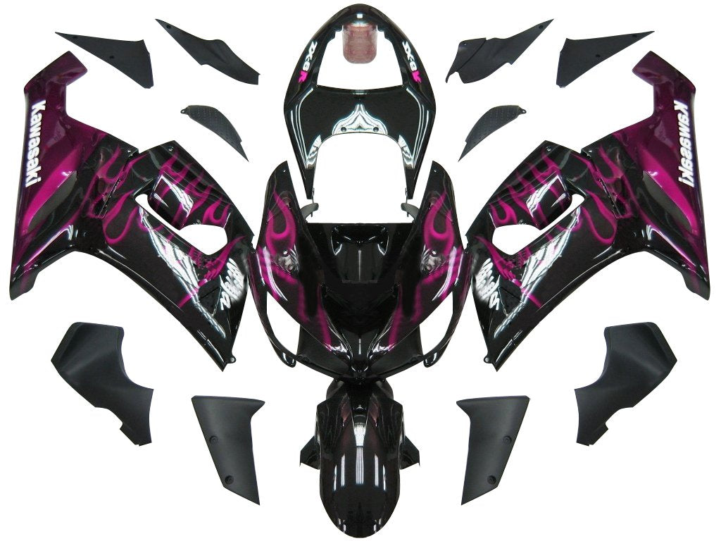 ZX6R 636 (2005-2006) Bodywork Fairing ABS Injection Molded Plastics Set 32 Color Generic