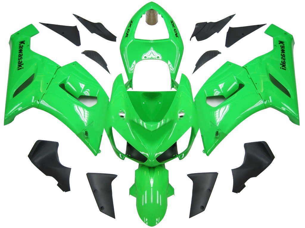 ZX6R 636 (2005-2006) Bodywork Fairing ABS Injection Molded Plastics Set 32 Color Generic