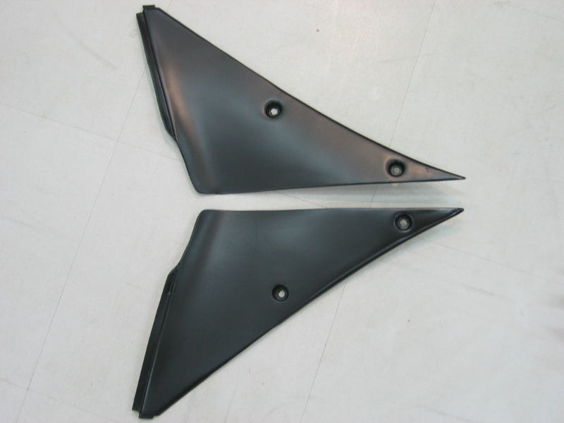 Fairings 2005-2006 Kawasaki ZX6R 636 فضي وأحمر لهب نينجا عام