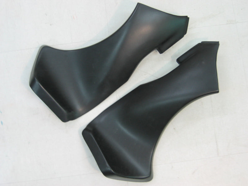 Fairings 2005-2006 Kawasaki ZX6R 636 فضي وأحمر لهب نينجا عام