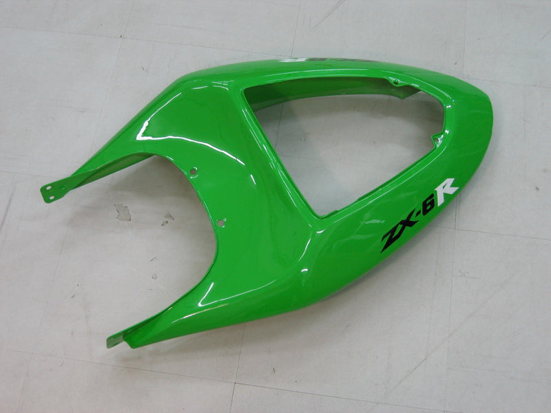 Fairings 2005-2006 كاواساكي ZX6R 636 أخضر أسود نينجا عام