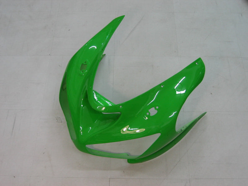 Fairings 2005-2006 كاواساكي ZX6R 636 أخضر أسود نينجا عام