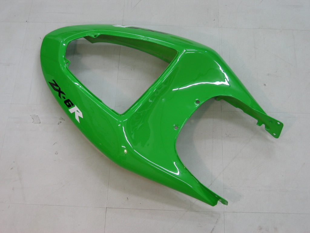 Fairings 2005-2006 Kawasaki ZX6R 636 Green Black Ninja   Generic