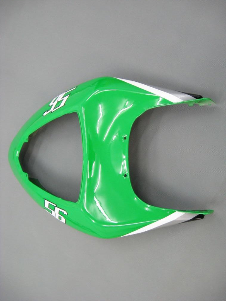 Fairings 2005-2006 Kawasaki ZX6R 636 أخضر أسود رقم 56 ناكانو عام