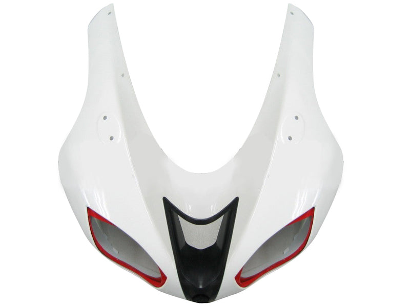 Fairings 2007-2008 Kawasaki ZX6R ZX636 أبيض أحمر أسود ZX6R عام