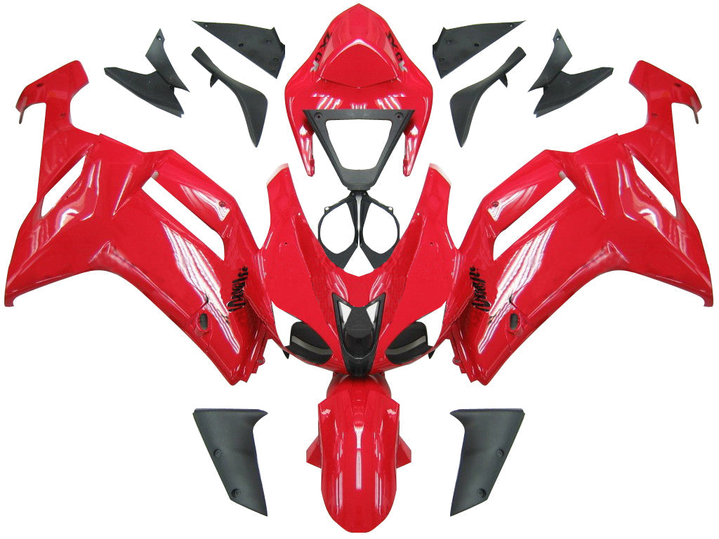 Fairings 2007-2008 Kawasaki ZX6R ZX636 Red Ninja ZX6R  Generic