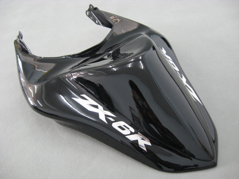 Fairings 2007-2008 Kawasaki ZX6R ZX636 Black Ninja  Generic