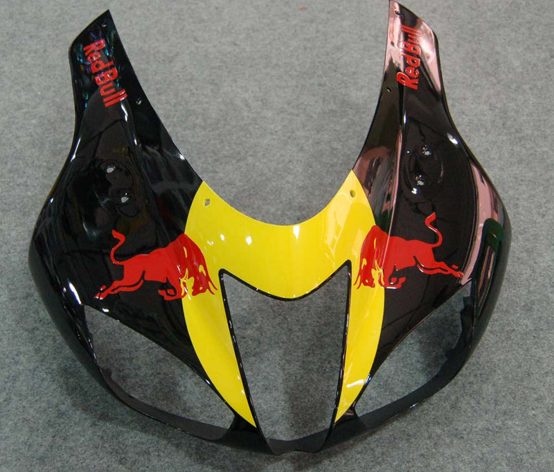 Fairings 2007-2008 Kawasaki ZX-R ZX636 أسود أصفر عام