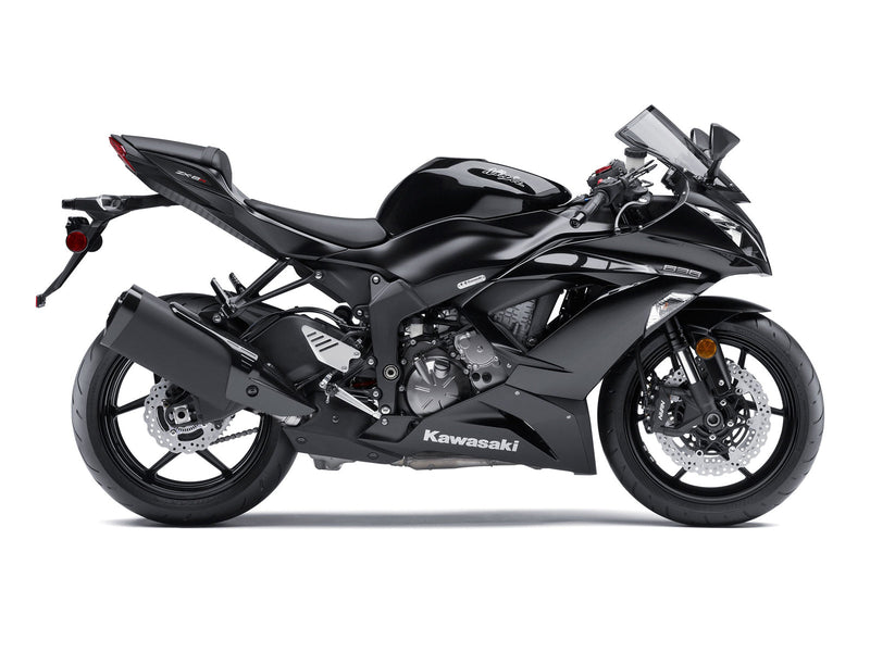 انسيابية 2013-2018 بلاستيك Kawasaki ZX6R 636 Black Ninja Generic