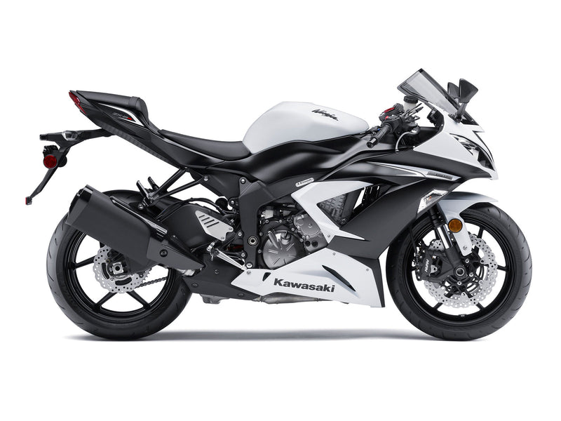 Carenados 2013-2018 Plásticos Kawasaki ZX6R 636 Blanco Ninja Genérico