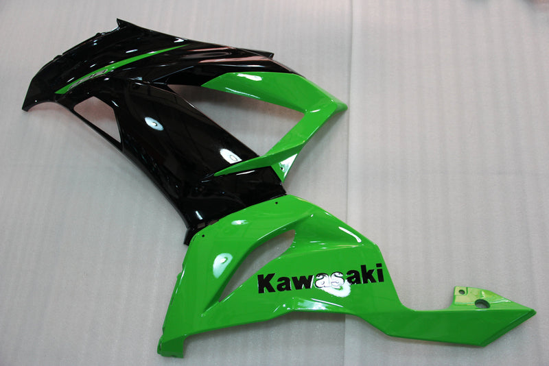 Carenados 2013-2018 Plásticos Kawasaki ZX6R 636 Verde Negro Ninja Genérico