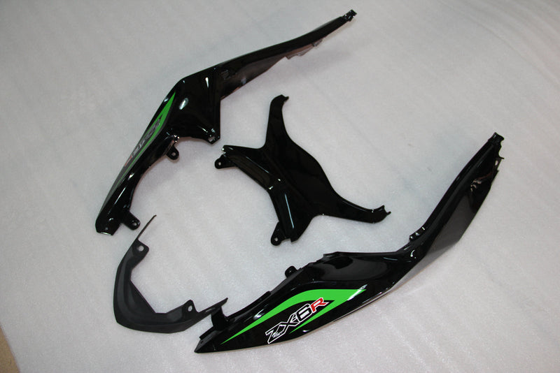 Fairings 2013-2018 Plastics Kawasaki ZX6R 636 Green Black Ninja  Generic