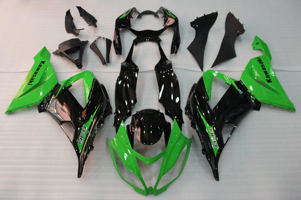 Fairings 2013-2018 Plastics Kawasaki ZX6R 636 Green Black Ninja  Generic