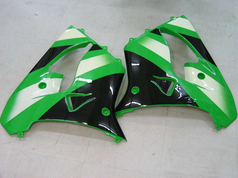 Fairings 2000-2001 Kawasaki ZX 9R أخضر أسود ZX9R عام