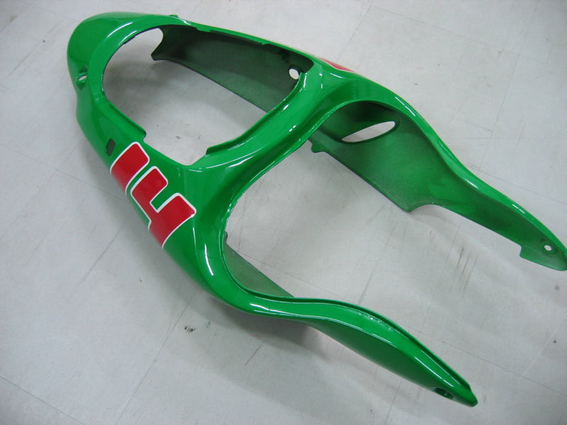 Fairings 2000-2001 Kawasaki ZX 9R أخضر أسود رقم 14 ZX9R عام