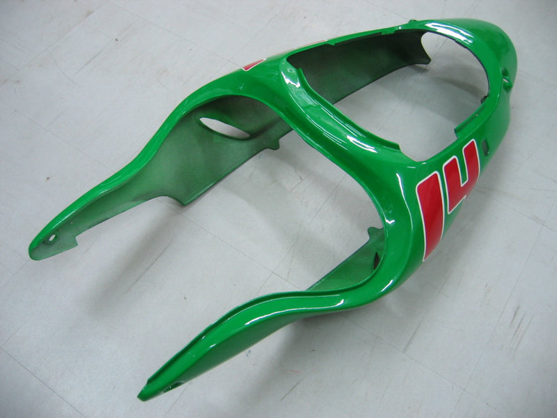 Fairings 2000-2001 Kawasaki ZX 9R أخضر أسود رقم 14 ZX9R عام