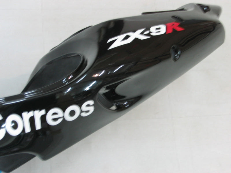 Fairings 2000-2001 Kawasaki ZX 9R أسود أبيض غرب ZX9R عام