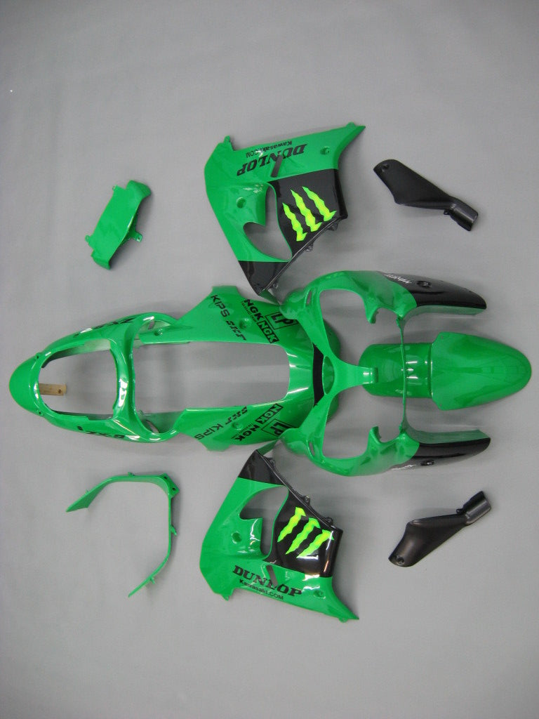 Ninja ZX9R (2000-2001) Bodywork Fairing ABS Injection Molded Plastics Set 6 Color Generic