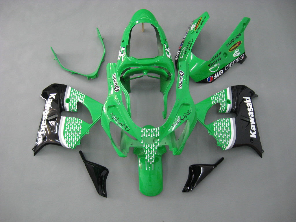 Ninja ZX9R (2000-2001) Bodywork Fairing ABS Injection Molded Plastics Set 6 Color Generic