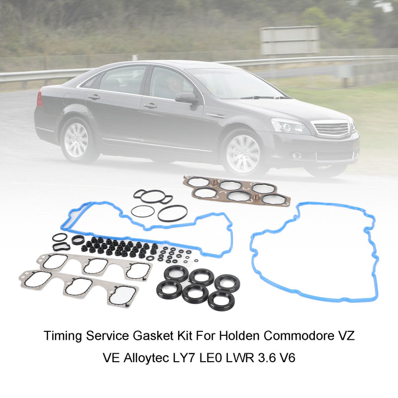 مجموعة حشيات خدمة التوقيت لسيارة هولدن كومودور VZ VE Alloytec LY7 LE0 LWR 3.6 V6 عام