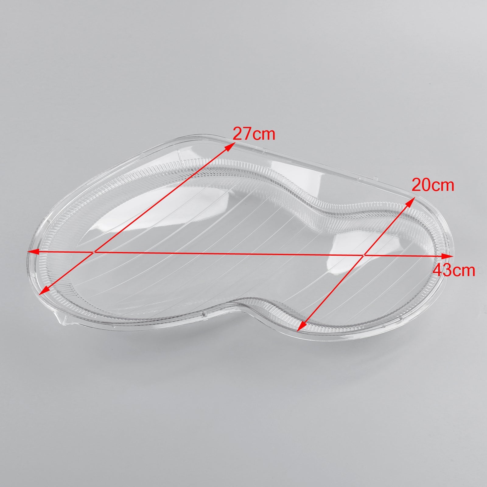 Headlight Lens Shell Plastic Cover Left + Right For 2001-2007 Benz W203 C-Class Generic