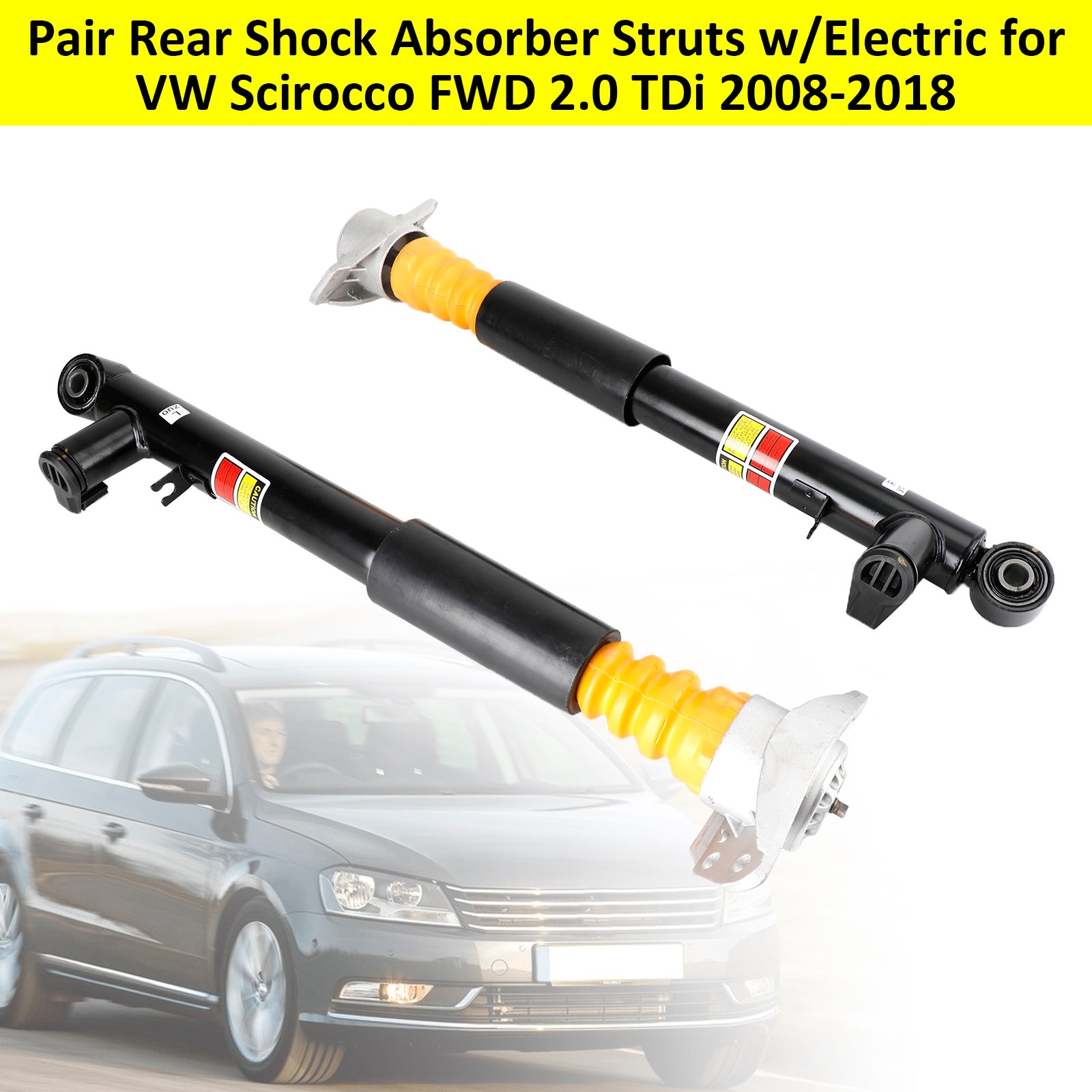 Par de amortiguadores traseros para VW Passat CC 357 VW Golf VI 2008-2012 con eléctrico 1K0512010H 1K0512009H