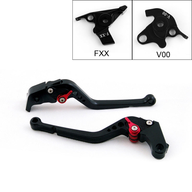 Palancas de embrague de freno para Honda VFR800 CBR1100XX/BLACKBIRD ST1300/ST1300A negro genérico 